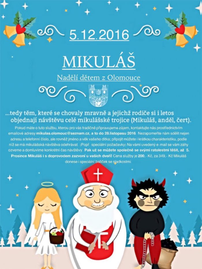05.12.2016 - Mikuláš 2016 - Olomouc
