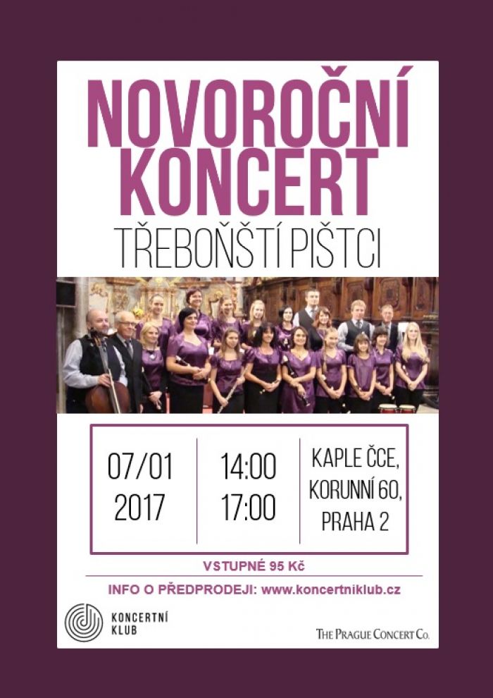 07.01.2017 - Novoroční koncert Třeboňských pištců - Praha 2