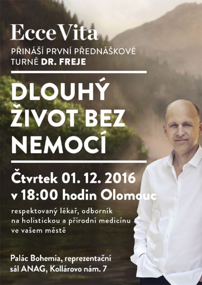 01.12.2016 - MUDr. David Frej: Dlouhý život bez nemocí - Olomouc