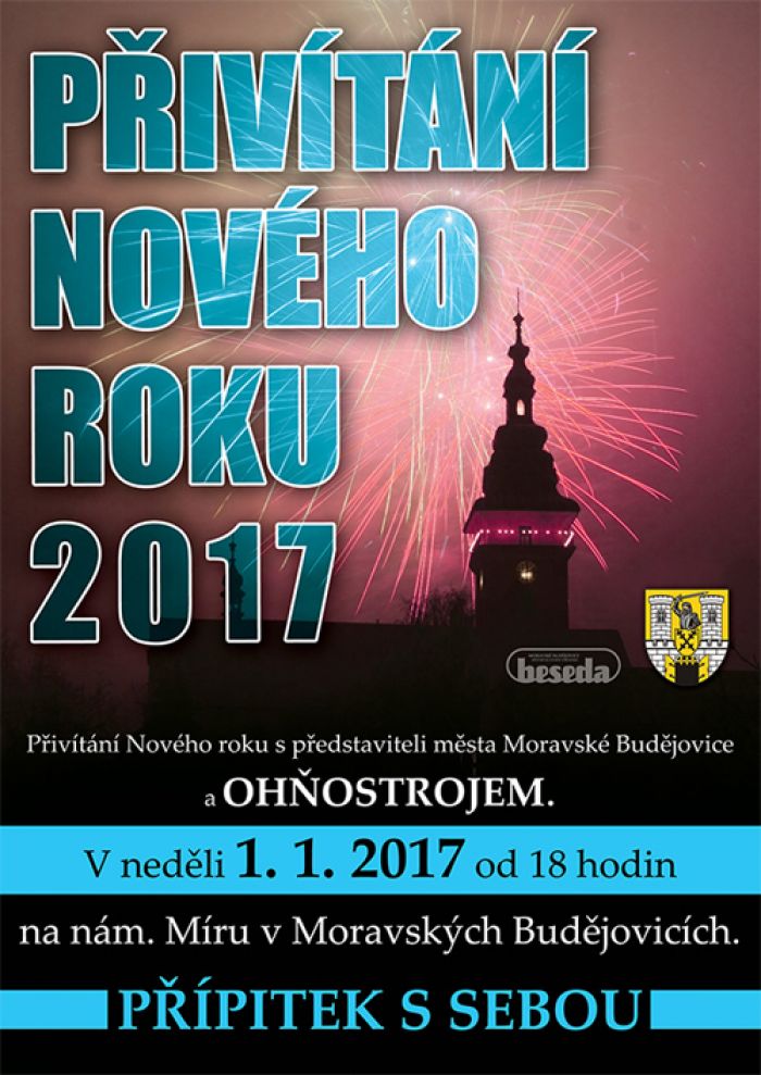 01.01.2017 - Přivítání nového roku 2017 / Moravské Budějovice
