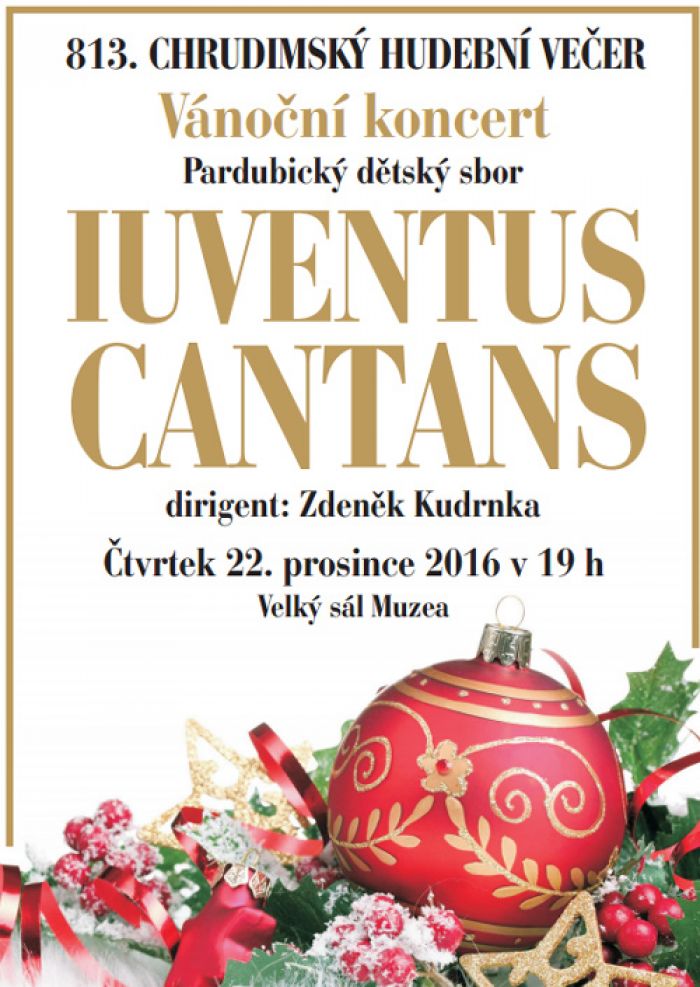 22.12.2016 - IUVENTUS CANTANS - Vánoční koncert / Chrudim