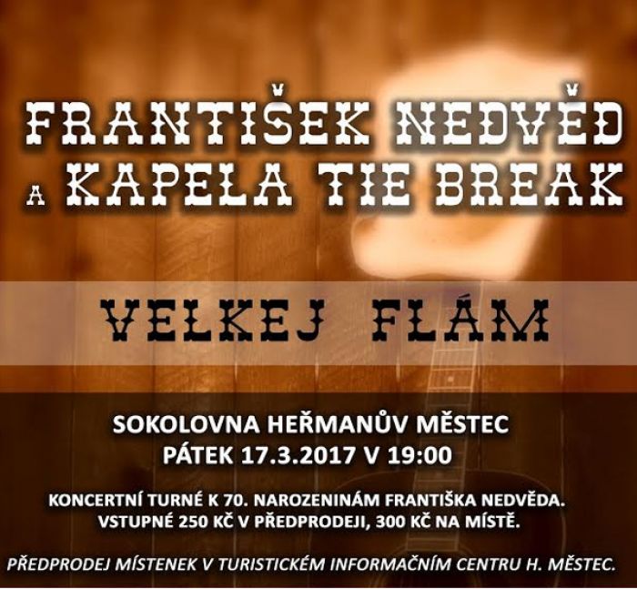 17.03.2017 - František Nedvěd s kapelou Tie Break  / Heřmanův Městec