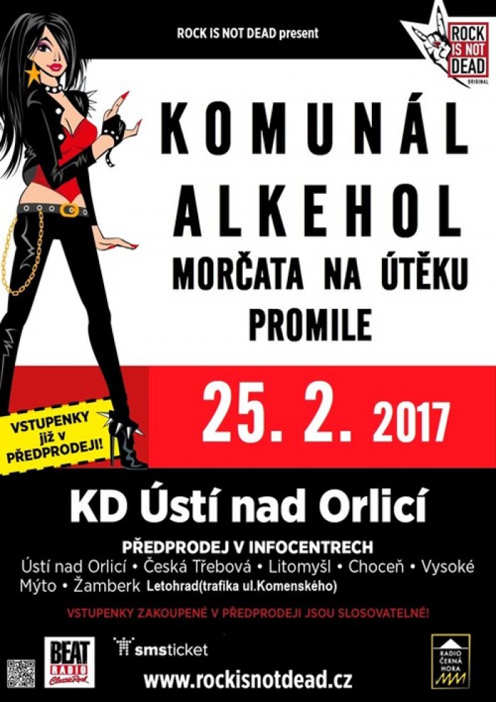 25.02.2017 - ALKEHOL, MORČATA NA ÚTĚKU a další kapely / Ústí nad Orlicí