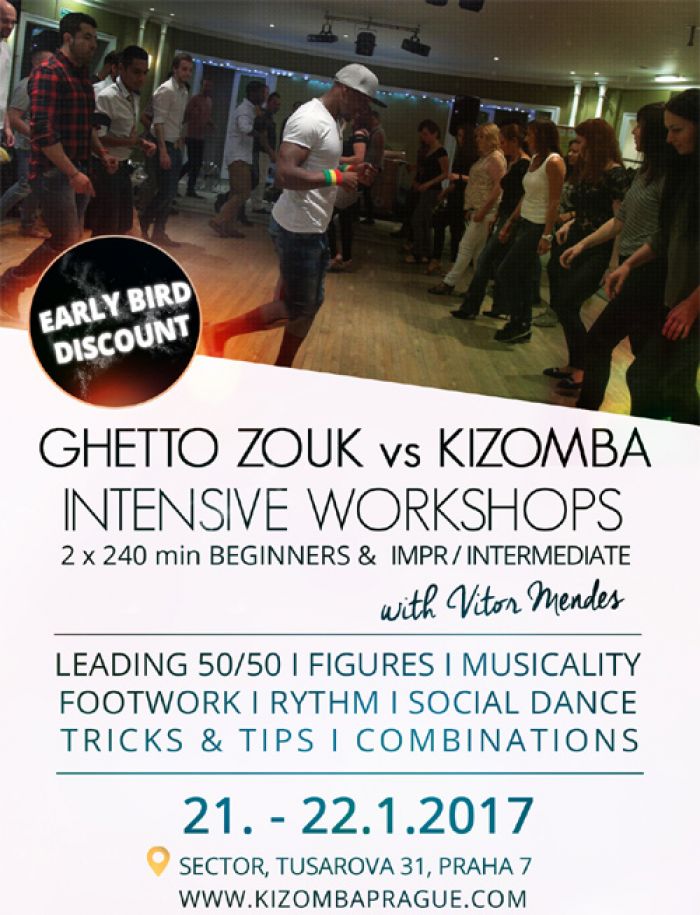21.01.2017 - Ghetto Zouk Dance vs Kizomba - Praha 7
