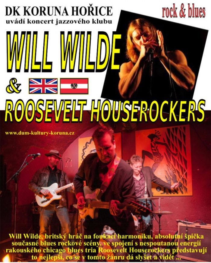 23.02.2017 - Will Wilde & Roosevelt Houserockers - Koncert  / Hořice