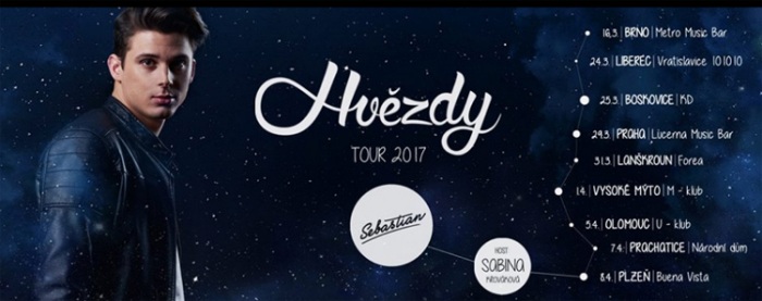 24.03.2017 - Sebastian - HVĚZDY TOUR 2017 / Liberec