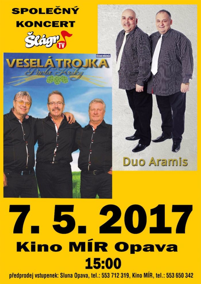 07.05.2017 - Veselá trojka Pavla Kršky - Koncert  / Opava
