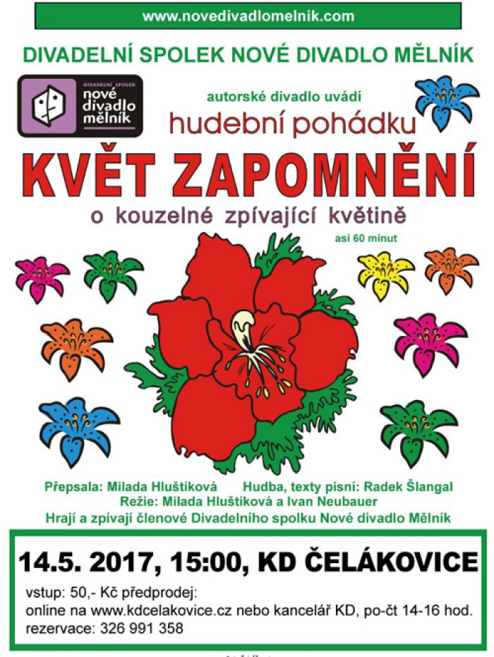 14.05.2017 - Květ zapomění - Pro děti  / Čelákovice
