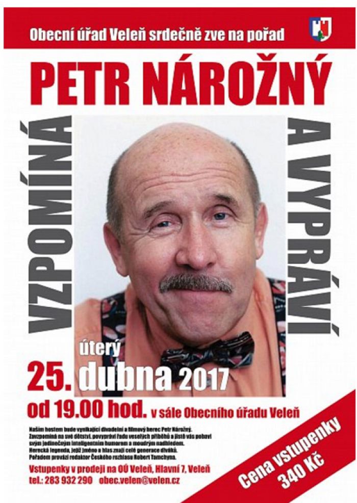 25.04.2017 - Petr Nárožný ve Veleni