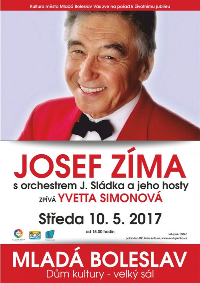 10.05.2017 - Josef Zíma, s orchestrem J. Sládka  /  Mladá Boleslav