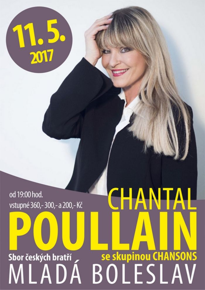 11.05.2017 - Chantal Poullain se skupinou Chansons - Mladá Boleslav