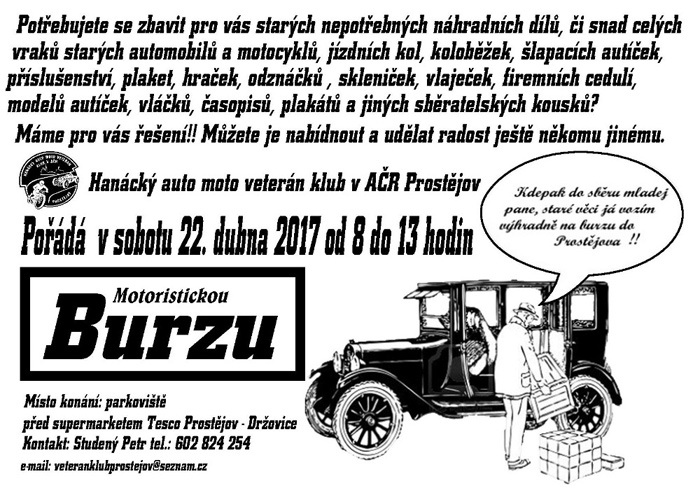22.04.2017 - Jarní BURZA 2017 - Prostějov