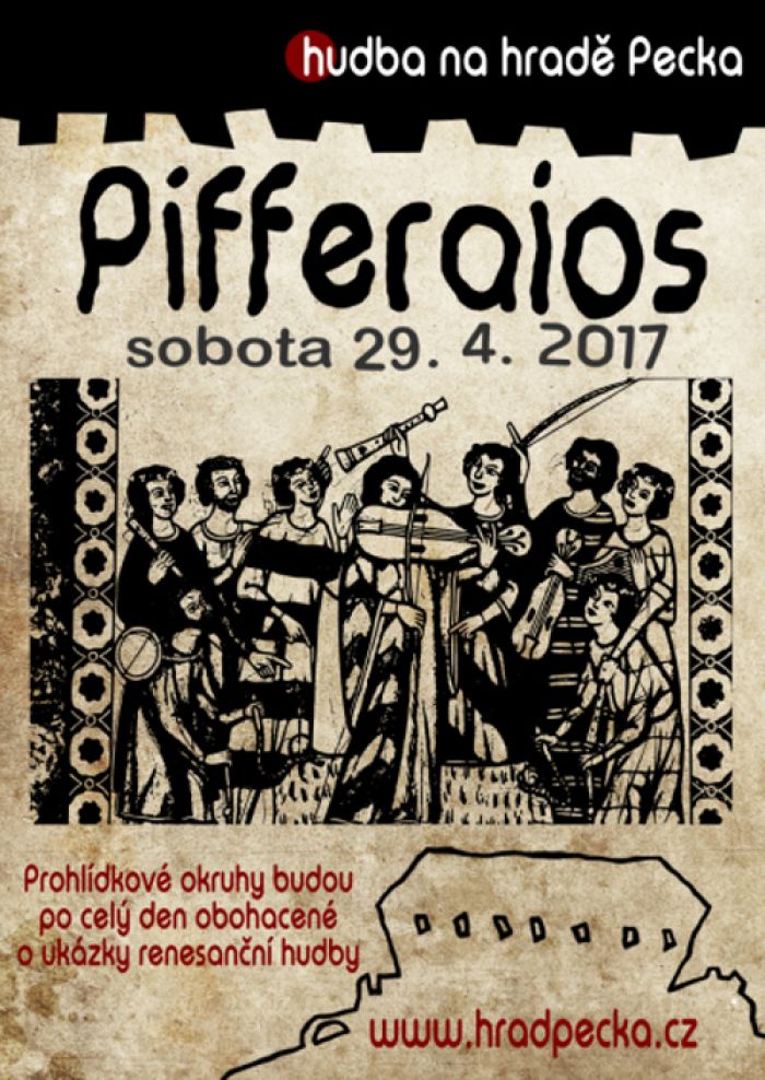 29.04.2017 - Pifferaios na hradě Pecka