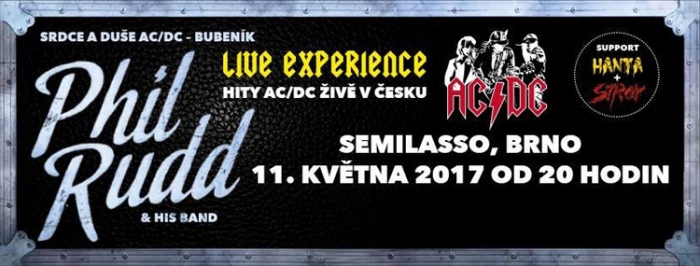 11.05.2017 - Phil Rudd & His Band (AUS)  - Koncert / Brno