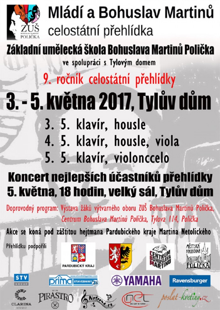 03.05.2017 - Koncert hudby Bohuslava Martinů - Polička