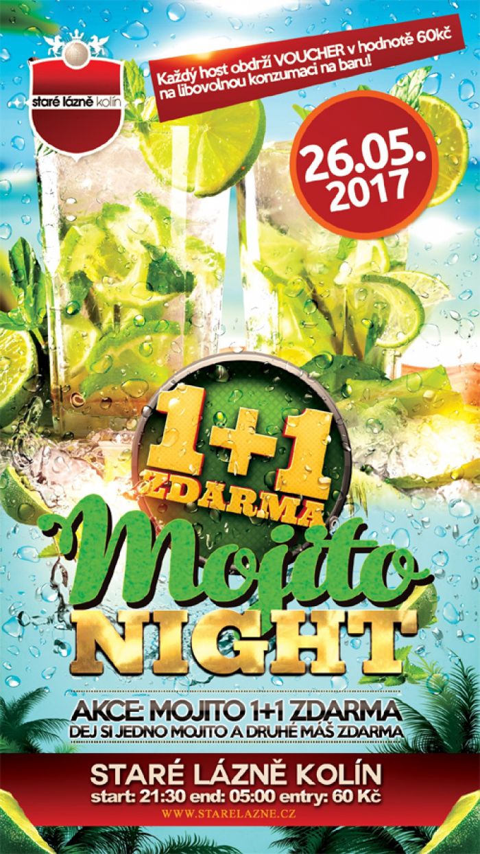 26.05.2017 - MOJITO NIGHT -  Party / Kolín