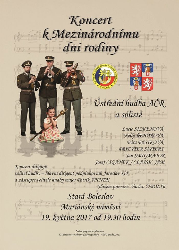 19.05.2017 - Koncert k Mezinárodnímu dni rodiny - Stará Boleslav