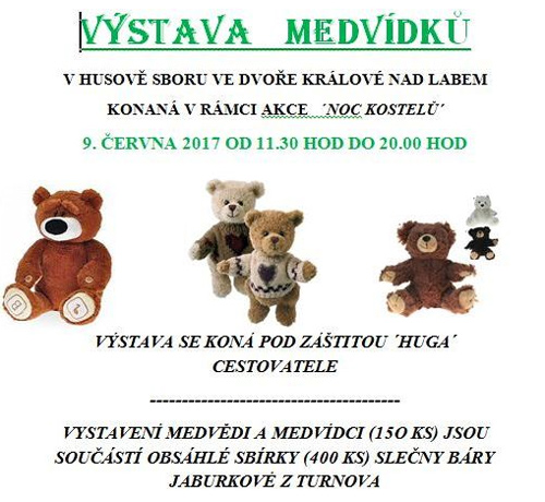 09.06.2017 - Výstava medvídků - Dvůr Králové nad Labem