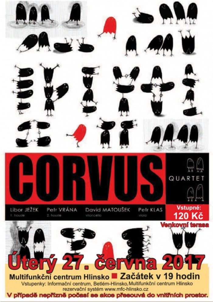 27.06.2017 - Corvus Quartet - Koncert / Hlinsko