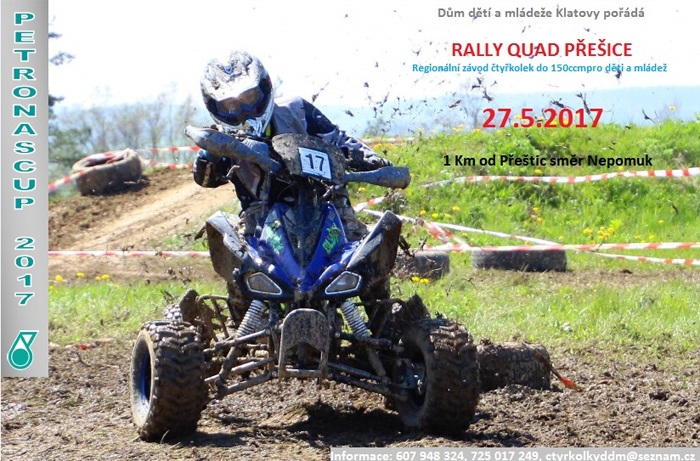 27.05.2017 - II. závod Rally quad Přeštice