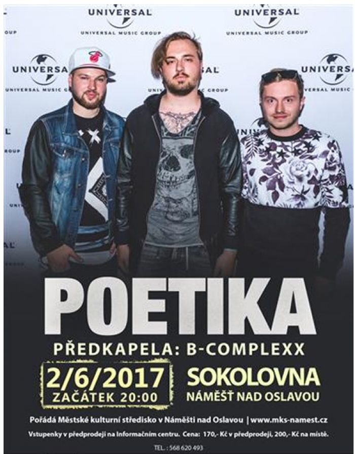 02.06.2017 - POETIKA  - koncert / Náměšť nad Oslavou