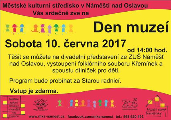10.06.2017 - Den muzeí - Náměšť nad Oslavou