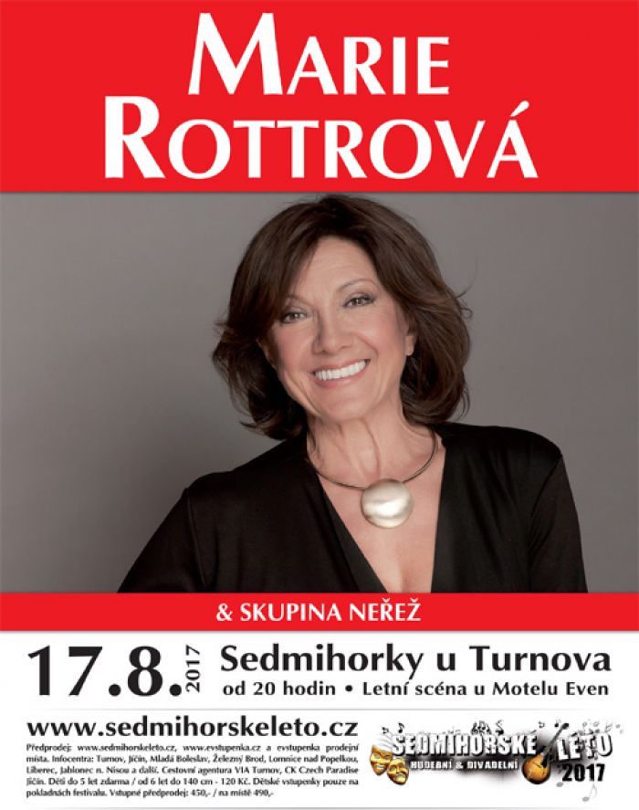 17.08.2017 - Sedmihorské léto 2017 - MARIE ROTTROVÁ & NEŘEŽ