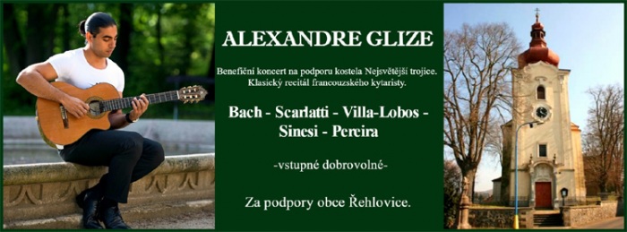 29.06.2017 - Benefiční koncert Alexandra Glize pro řehlovický kostel
