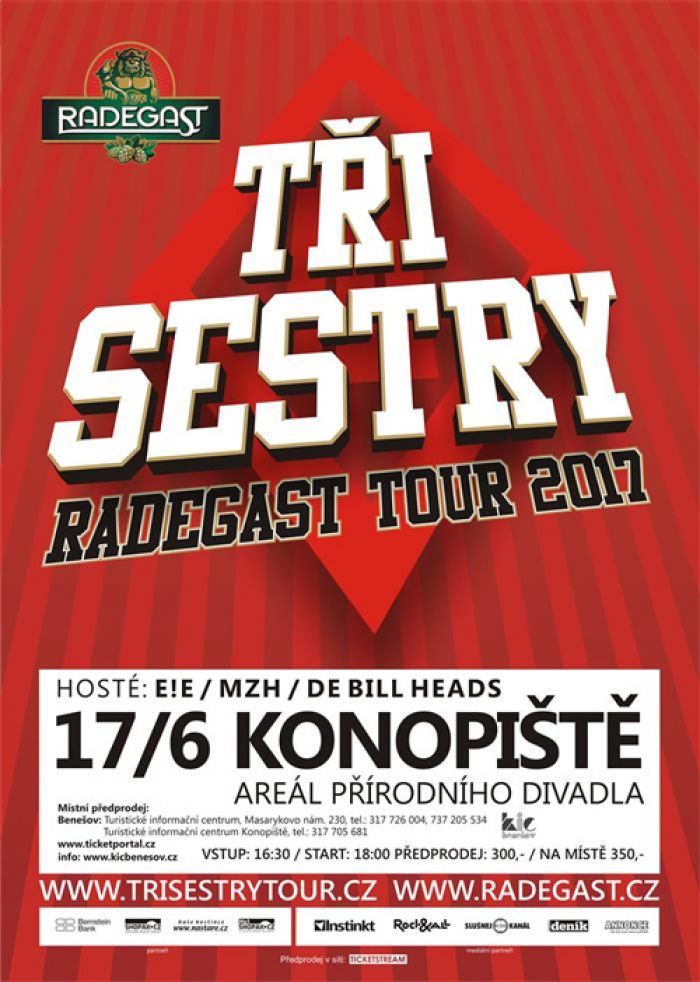 17.06.2017 - Tři sestry - Radegast tour 2017 / Konopiště