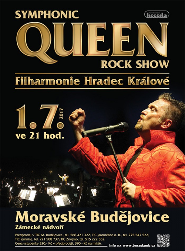01.07.2017 - Symphonic Queen - Koncert / Moravské Budějovice
