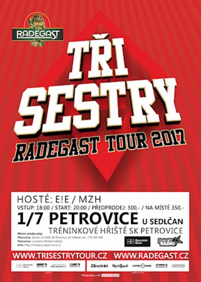 01.07.2017 - TŘI SESTRY RADEGAST TOUR 2017 - Petrovice u Sedlčan