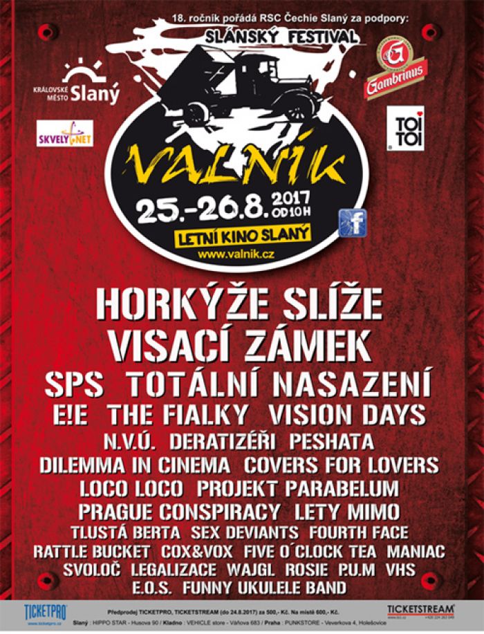 26.07.2017 - Slánský festival Valník 2017