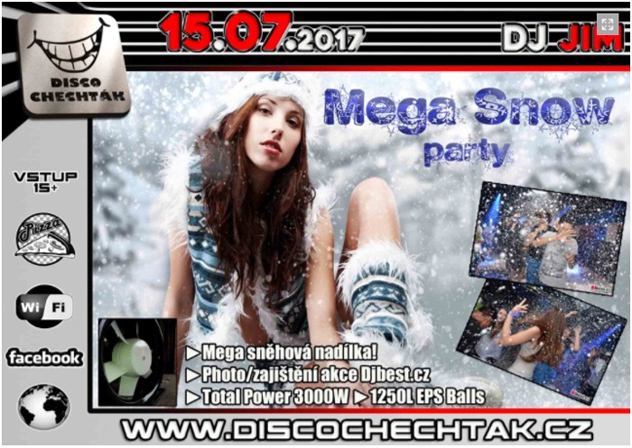 15.07.2017 - Mega Snow party - Sázava