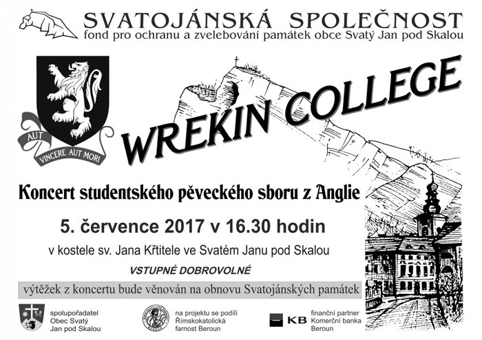 05.07.2017 - Wrekin College - Koncert / Svatý Jan pod Skalou
