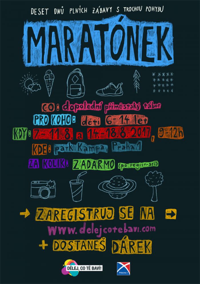 07.08.2017 - Maratónek aneb příměstský tábor s trochou pohybu - Praha 1