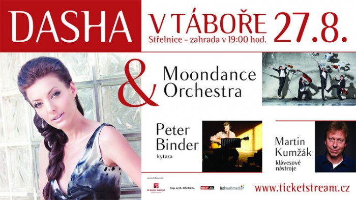 27.08.2017 - Galakoncert DASHA + MOONDANCE orchestra - Tábor