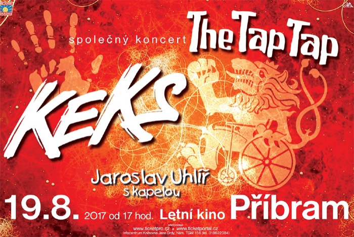 19.08.2017 - The Tap Tap, Keks, Jaroslav Uhlíř s kapelou - Příbram