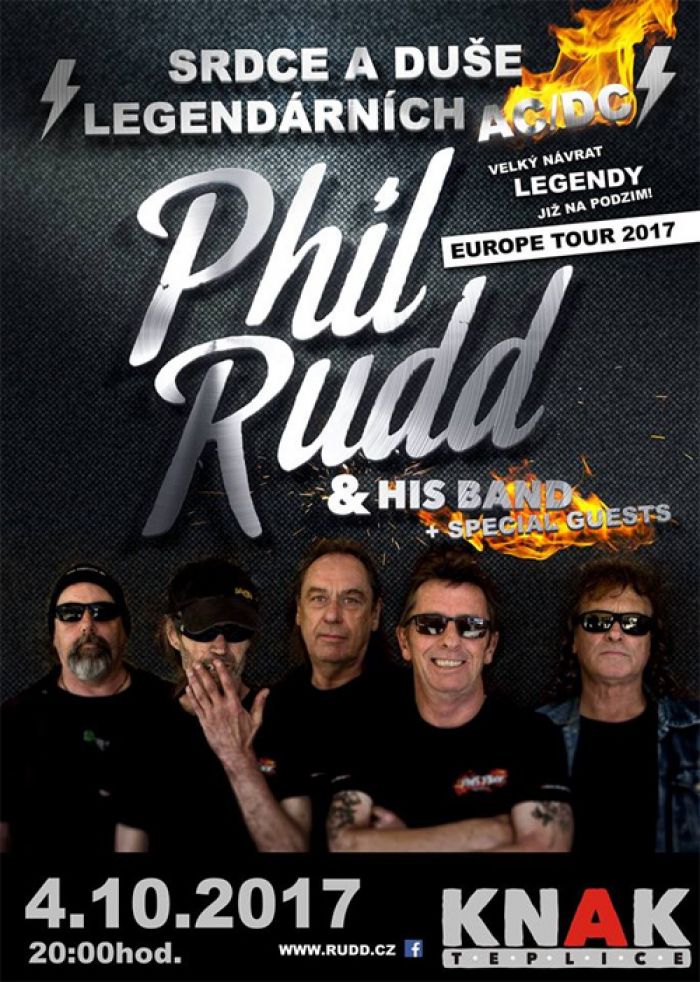 04.10.2017 - Phil Rudd & His Band (AUS)  - Koncert / Teplice