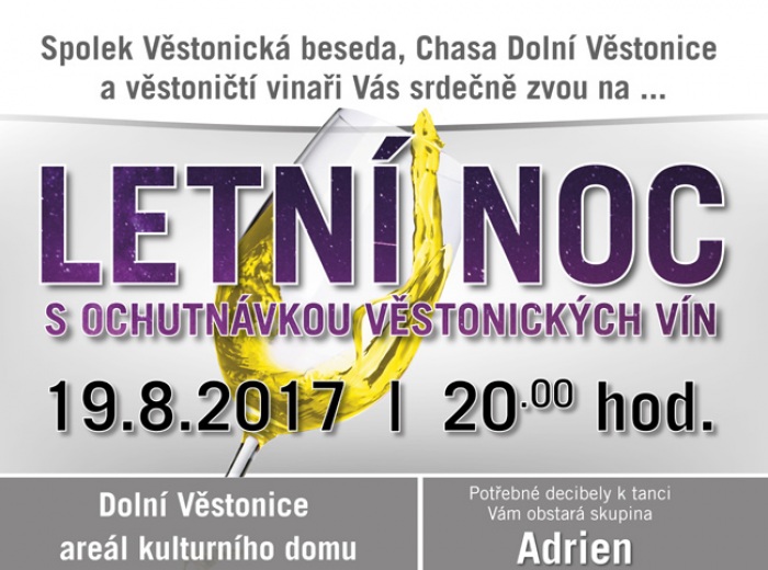 19.08.2017 - LETNÍ NOC - Dolní Věstonice 