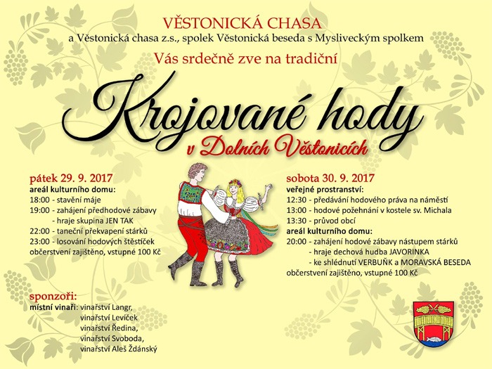 29.09.2017 - Krojované hody v Dolních Věstonicích 