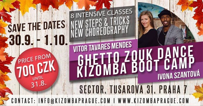 30.09.2017 - Ghetto Zouk Dance vs Kizomba boot camp 