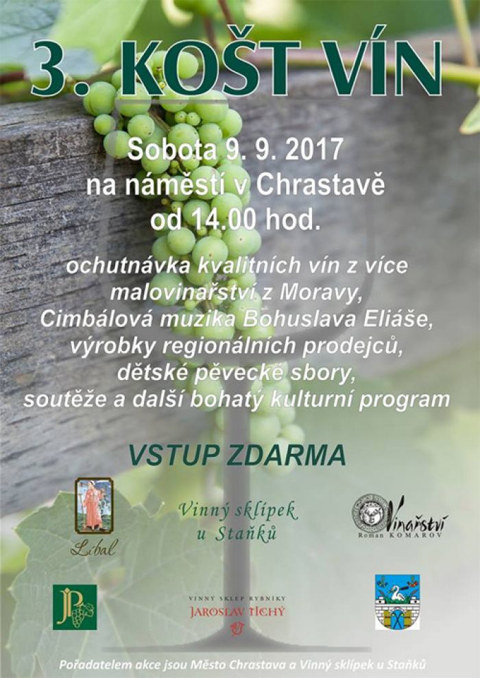 09.09.2017 - 3. Košt vín s cimbálovou muzikou - Chrastava