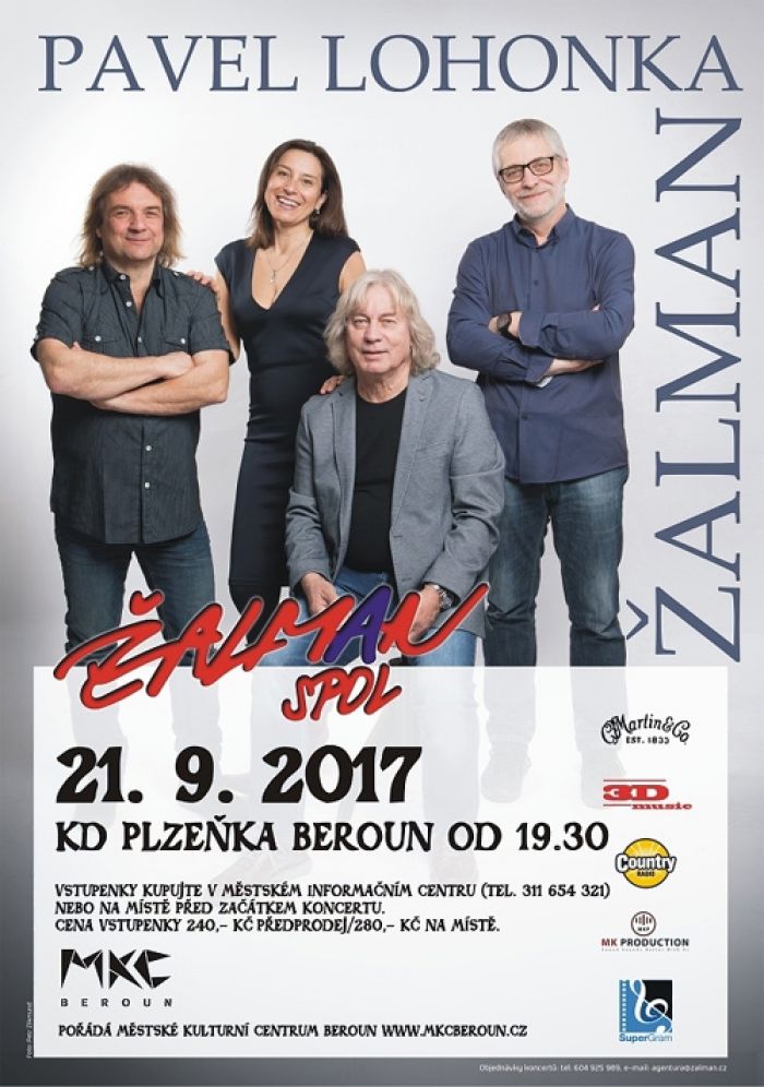 21.09.2017 - ŹALMAN & SPOL. - Koncert / Beroun
