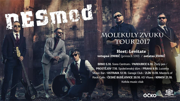 20.10.2017 - DESMOD - Molekuly zvuku tour 2017 / České Budějovice