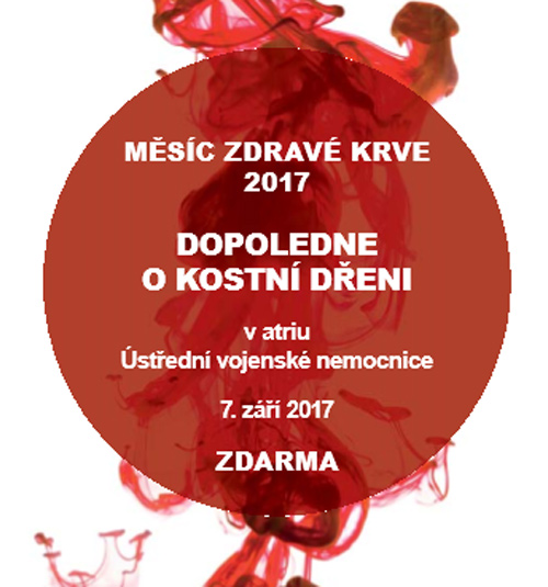 07.09.2017 - Měsíc zdravé krve 2017 - Dopoledne o kostní dřeni v ÚVN / Praha