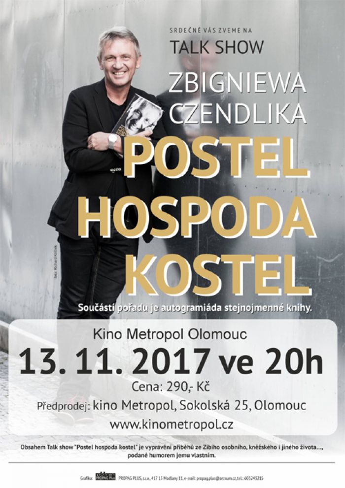 13.11.2017 - Talk show Zbigniewa Czendlika - Olomouc