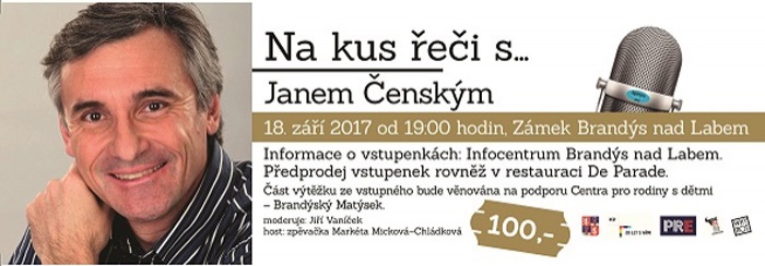 18.09.2017 - Na kus řeči s...Janem Čenským - Brandýs nad Labem