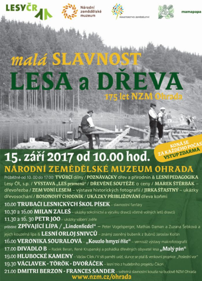15.09.2017 - Malá slavnost lesa a dřeva - Hluboká nad Vltavou