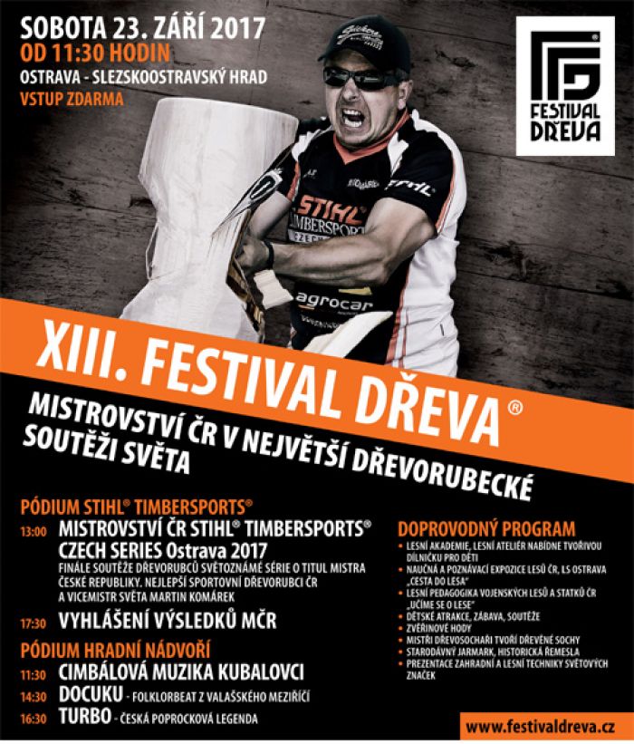 23.09.2017 - XIII. FESTIVAL DŘEVA - Ostrava