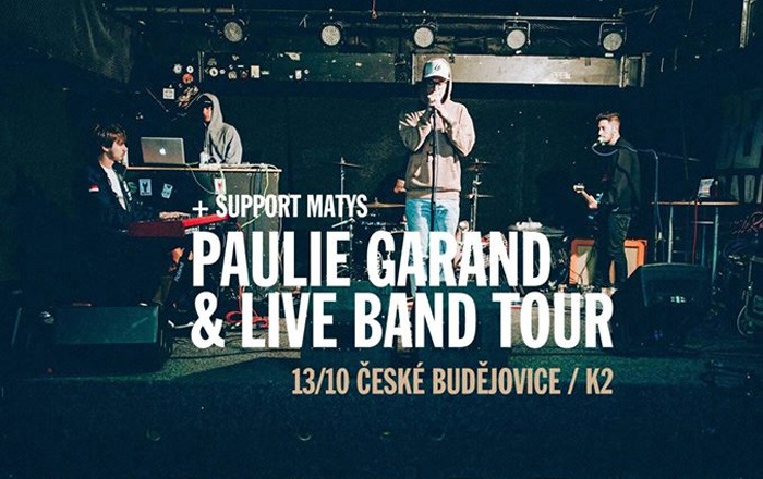 13.10.2017 - Paulie Garand & Live Band Tour - České Budějovice